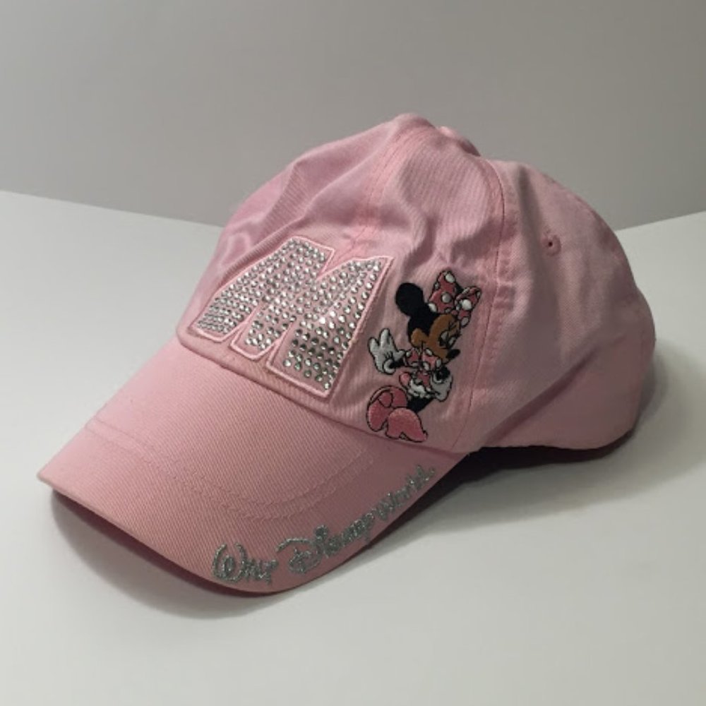 Minnie Mouse Walt Disney Womens Pink Baseball Hat